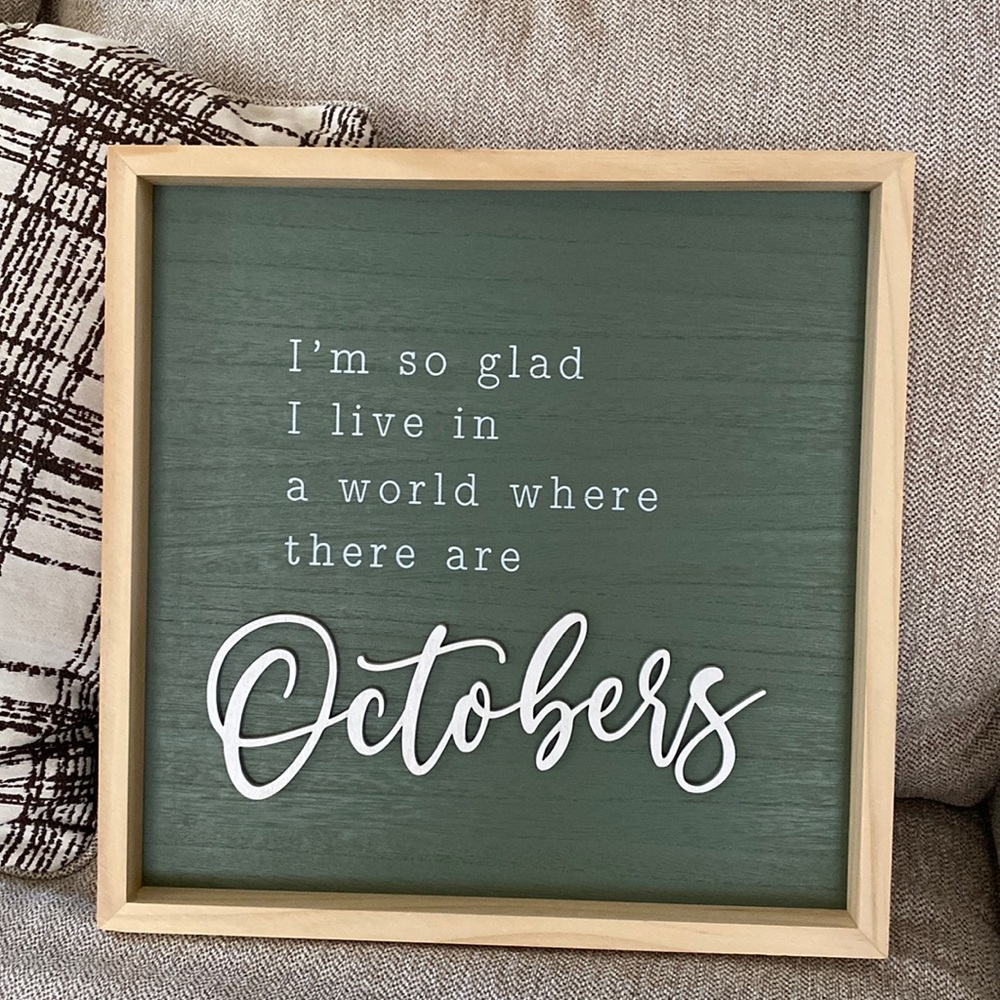 COPY - Wall art “Octobers”